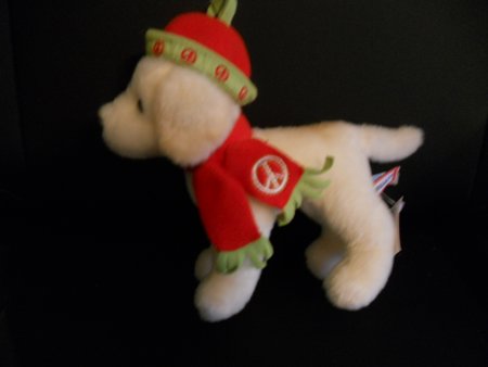 Paz Yellow Lab stuffed Dog